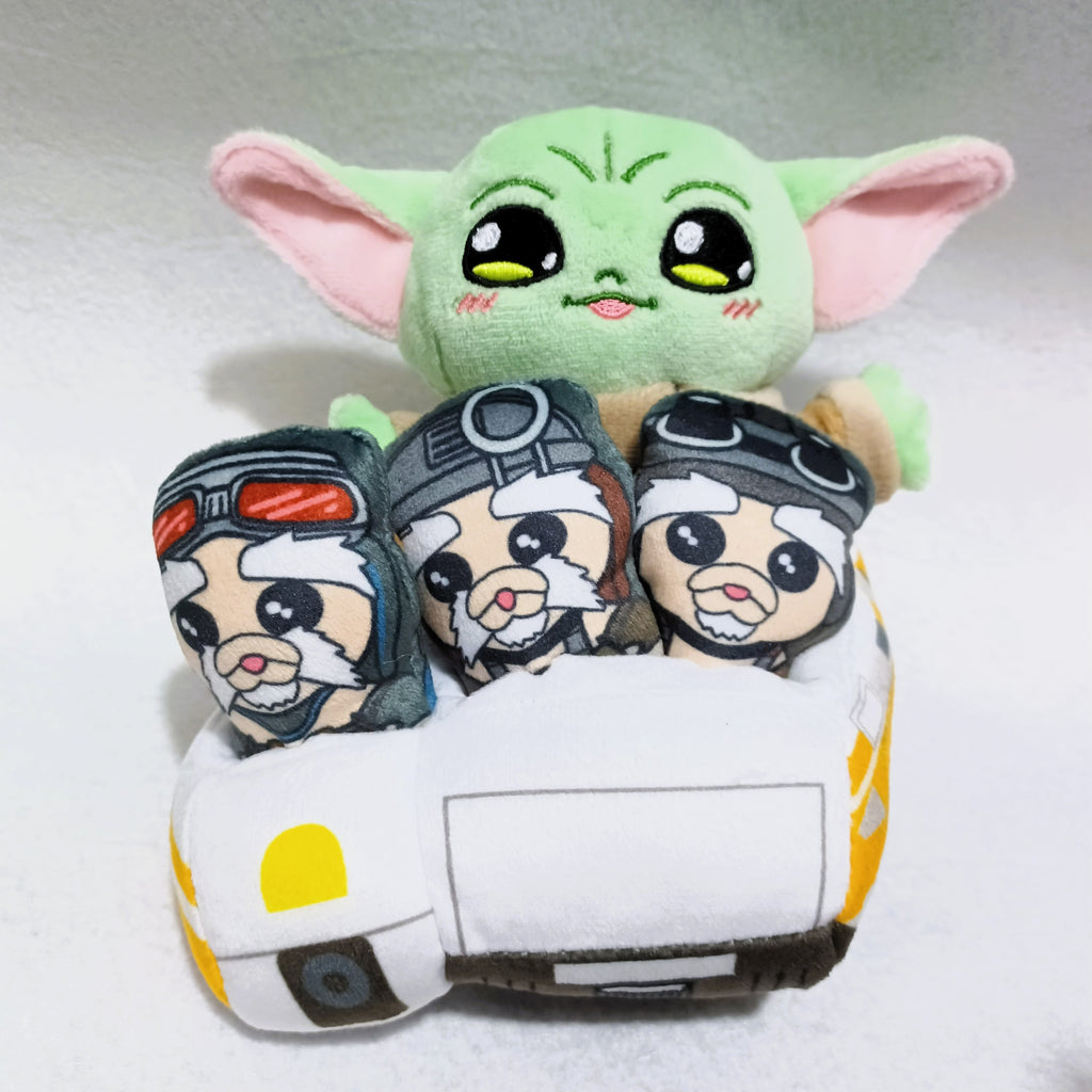 Hot Toys Disney Star Wars The Mandalorian & Grogu PPLU130N Grogu and Anzellan Plush Keychain