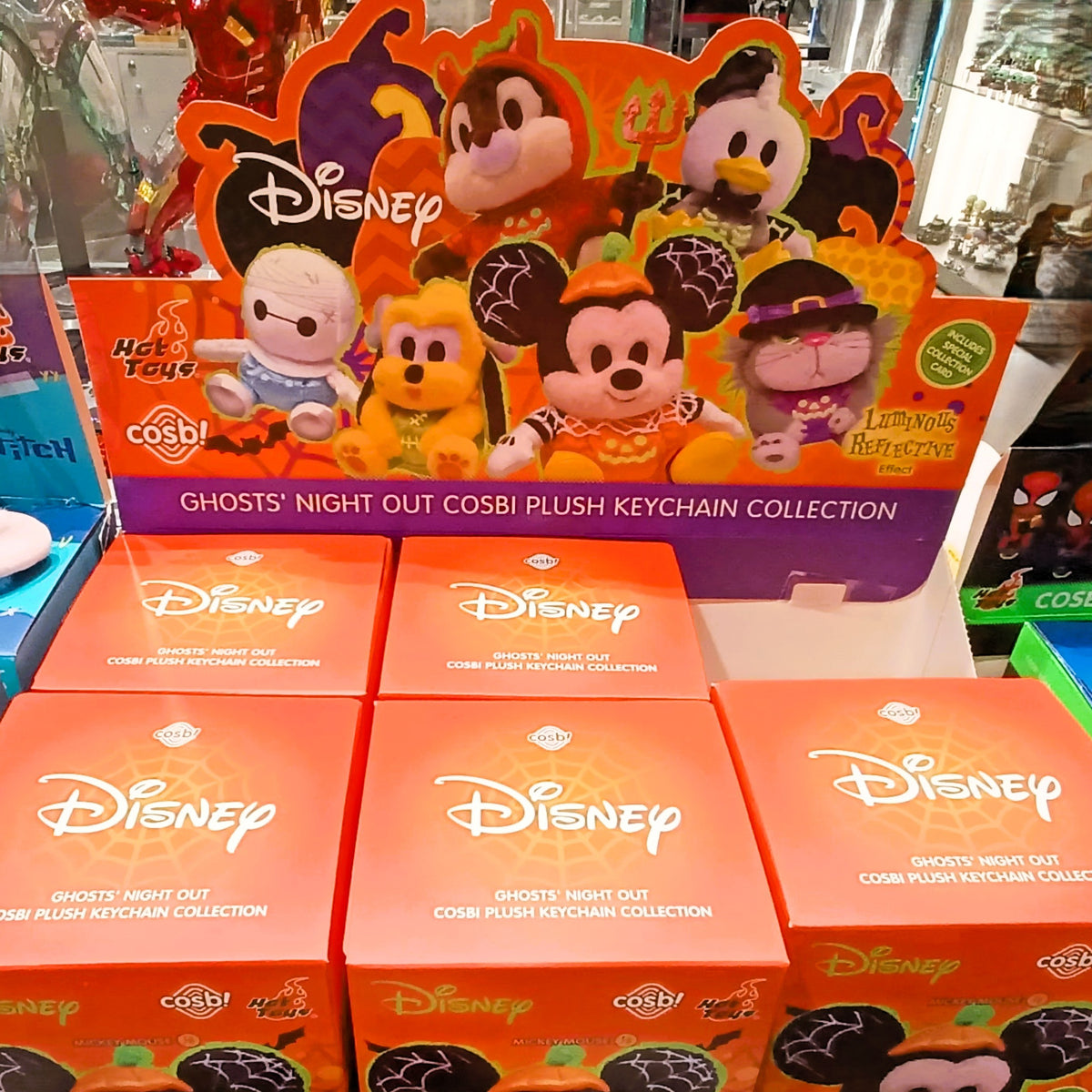 Hot Toys x Disney PPLU137N Ghosts' Night Out Cosbi Plush Keychain Full Box (Case of 6pcs.)