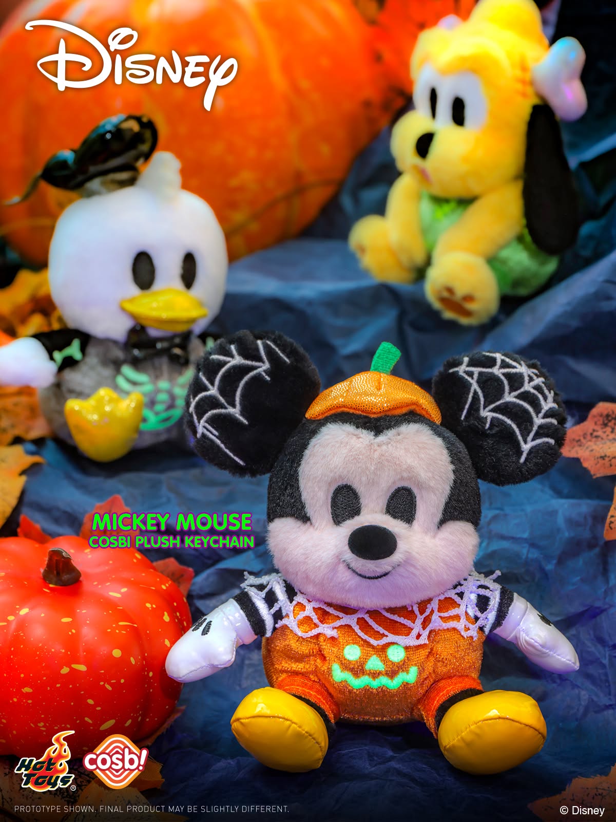 Hot Toys x Disney PPLU137N Ghosts' Night Out Cosbi Plush Keychain Full Box (Case of 6pcs.)