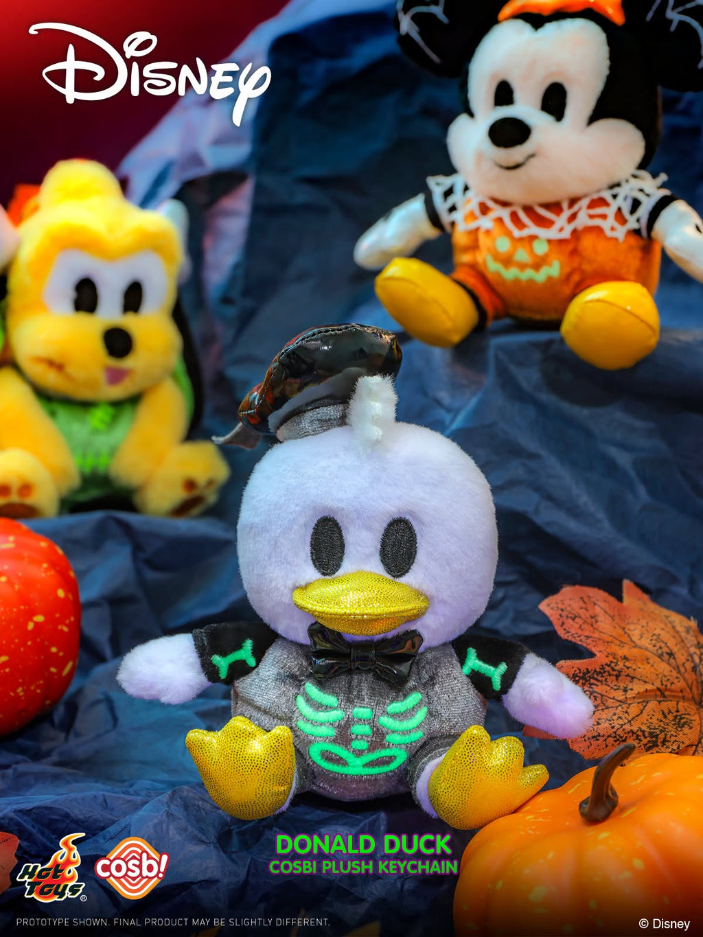 Hot Toys x Disney PPLU137N Ghosts' Night Out Cosbi Plush Keychain Full Box (Case of 6pcs.)
