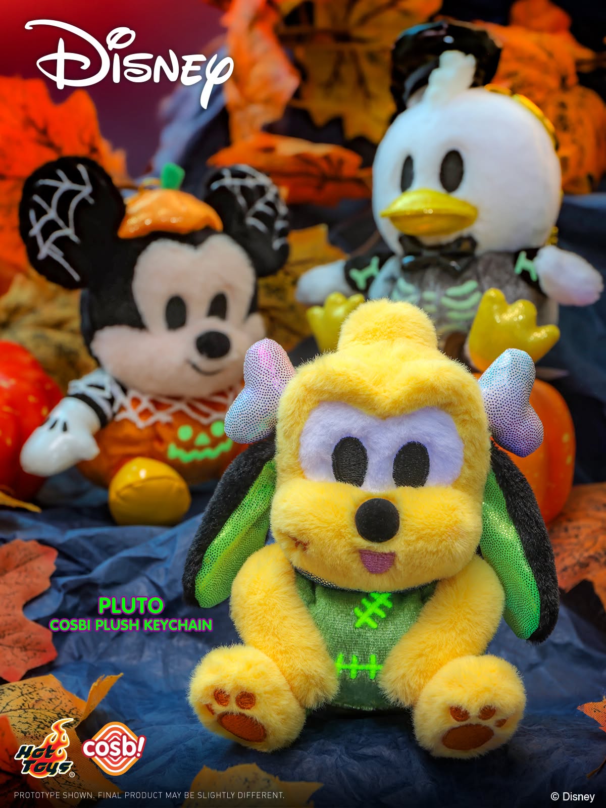Hot Toys x Disney PPLU137N Ghosts' Night Out Cosbi Plush Keychain Full Box (Case of 6pcs.)