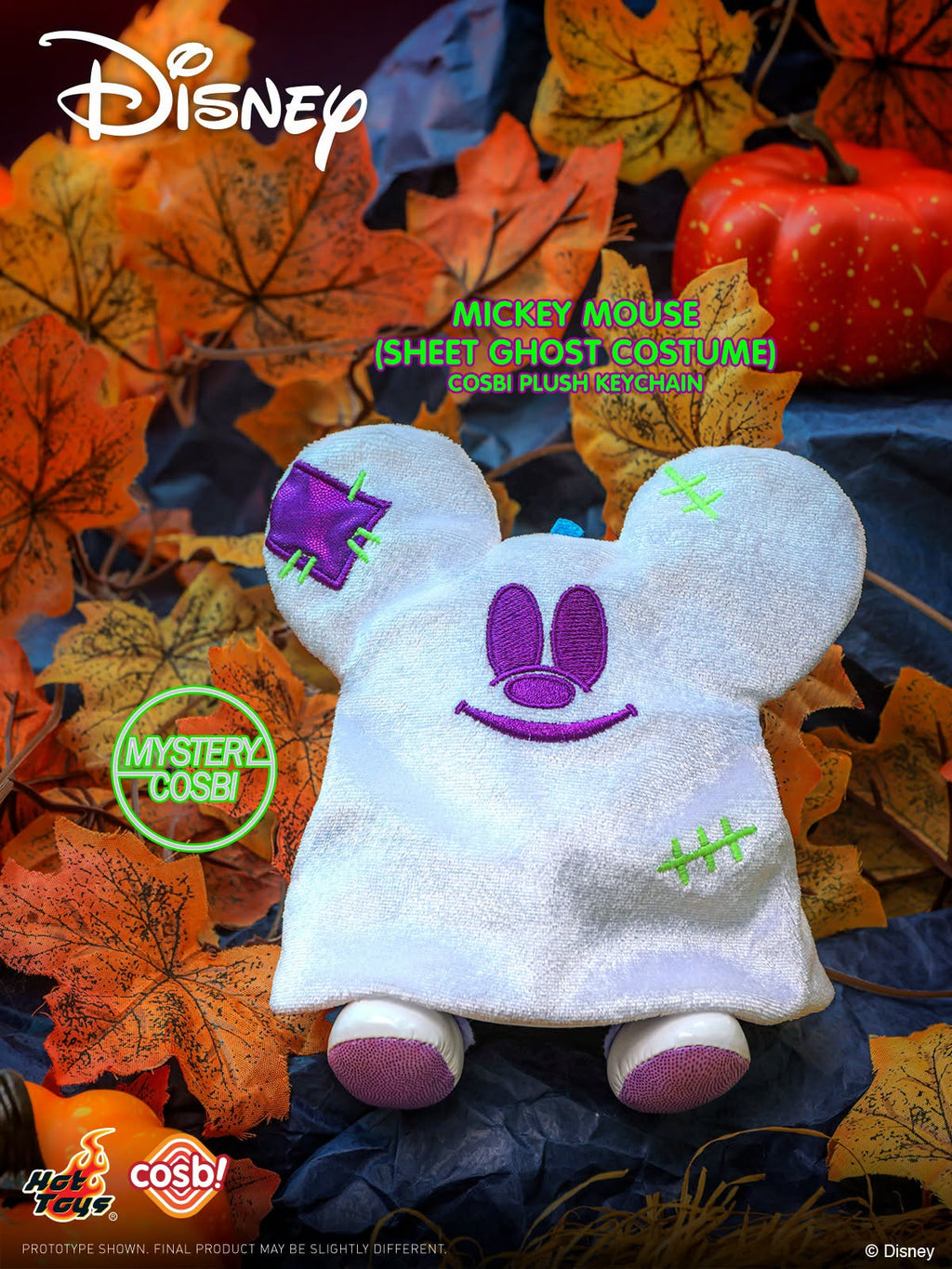 Hot Toys x Disney PPLU137N Ghosts' Night Out Cosbi Plush Keychain Full Box (Case of 6pcs.)