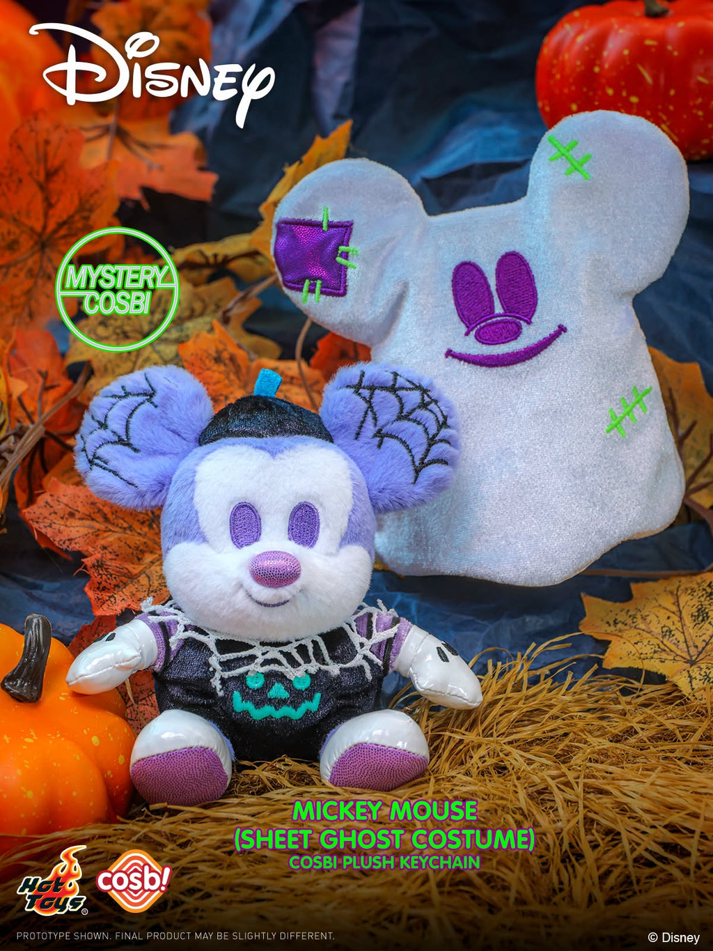 Hot Toys x Disney PPLU137N Ghosts' Night Out Cosbi Plush Keychain Full Box (Case of 6pcs.)