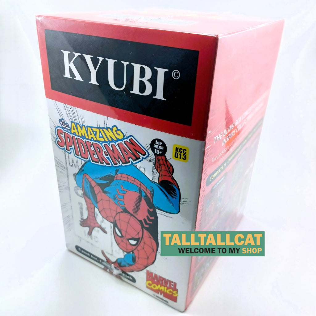 KYUBI S13 Marvel the AMAZING SPIDER-MAN Metal Card Charm Single Sealed Box (5 packs)