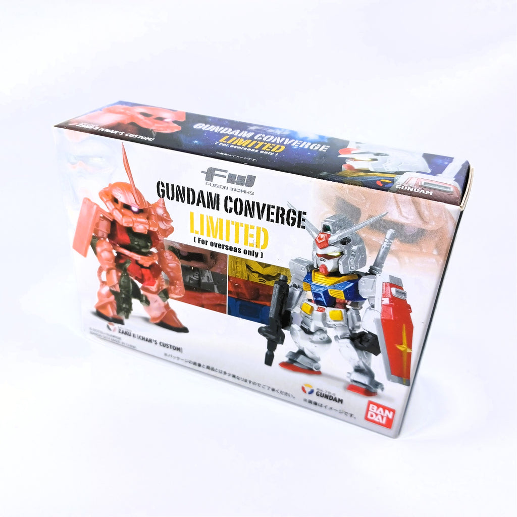 Bandai 2014 FW Gundam Converge Limited BoxSet (RX-78-2 GUNDAM & MS-06S ZAKU II)