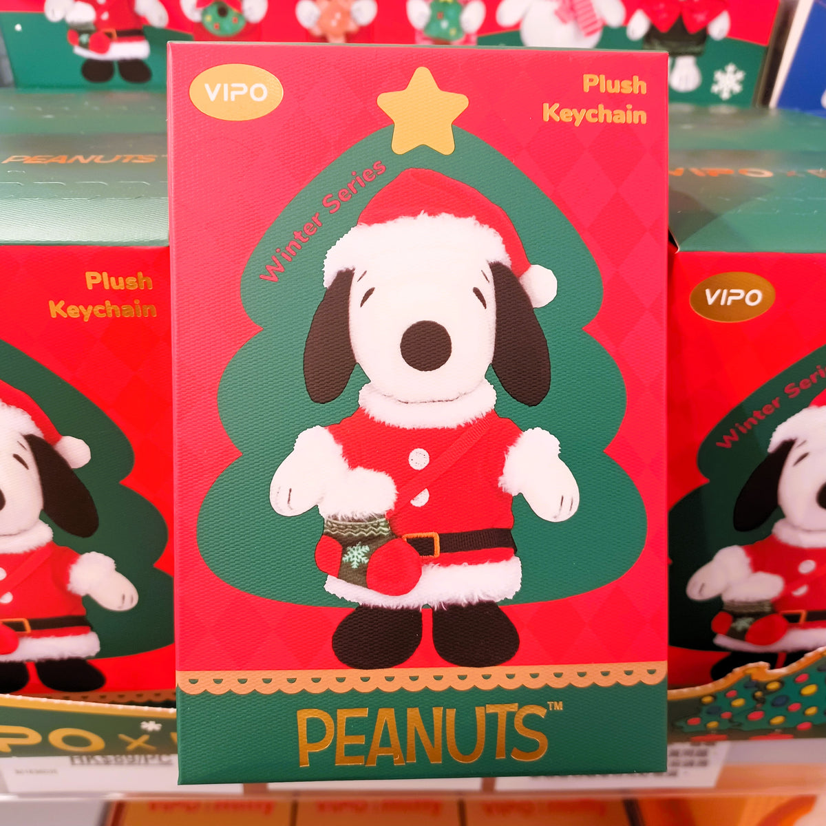 VIPO x Peanuts Christmas Limited Plush Keychain Blind Box (Case of 6pcs.) SP37640