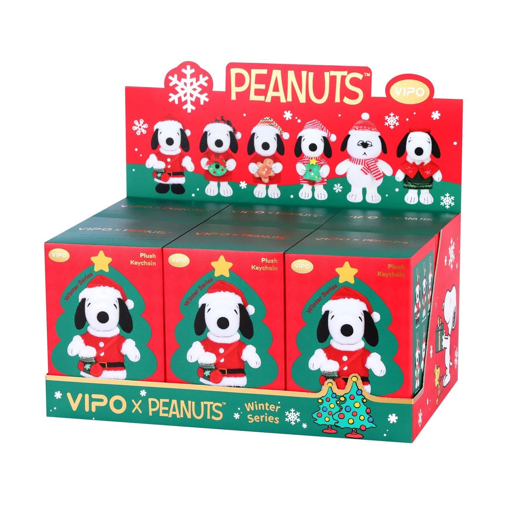 VIPO x Peanuts Christmas Limited Plush Keychain Blind Box (Case of 6pcs.) SP37640