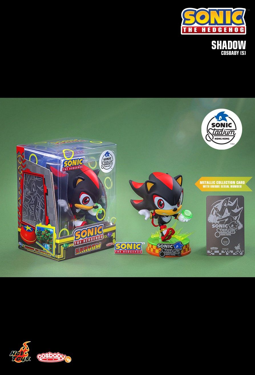 Hot Toys SONIC Stadium HK Ltd Edition Sonic The HedgeHog Sonic & Shadow Cosbaby