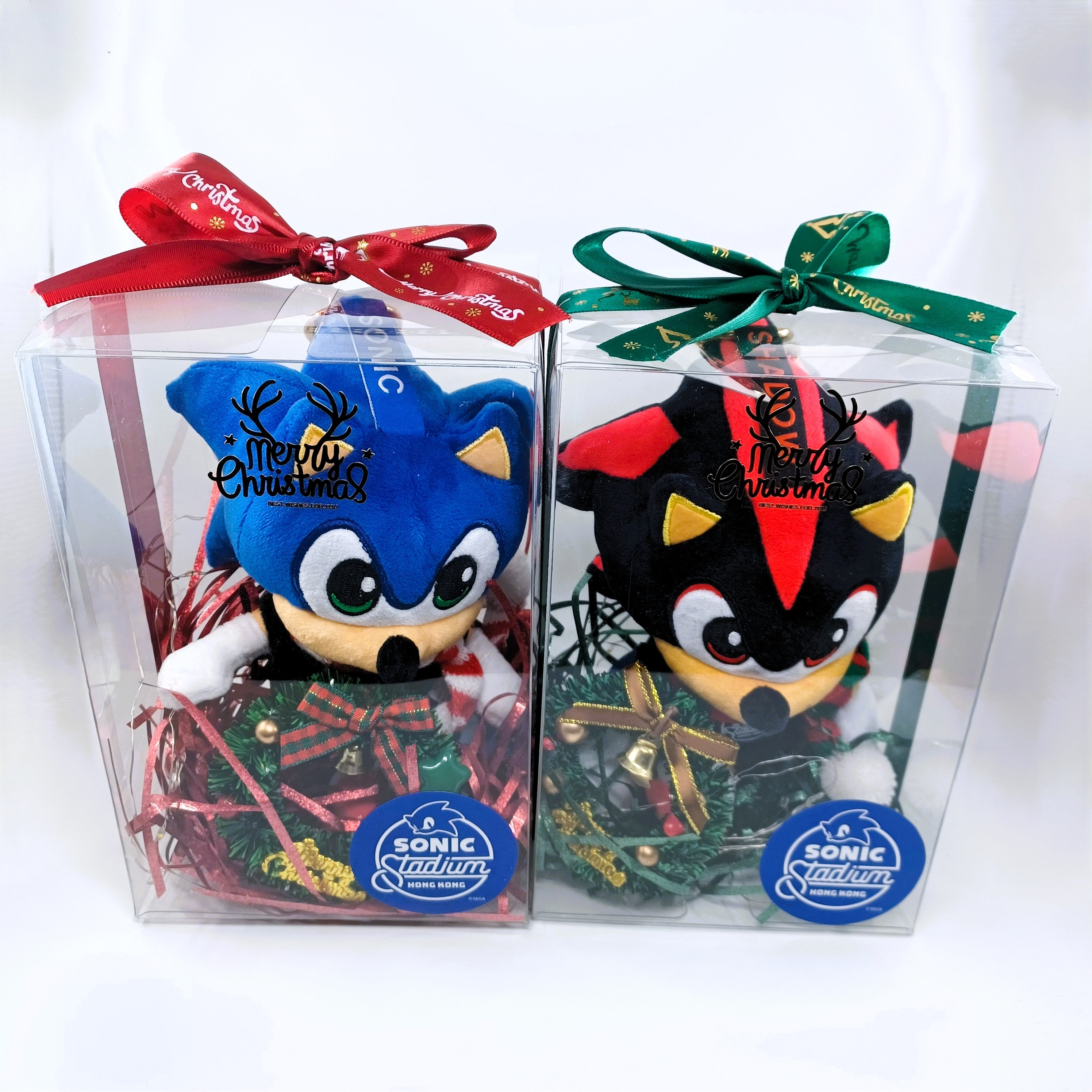 Hong Kong SONIC Stadium 1st Anniversary SONIC & SHADOW Plush Keychain