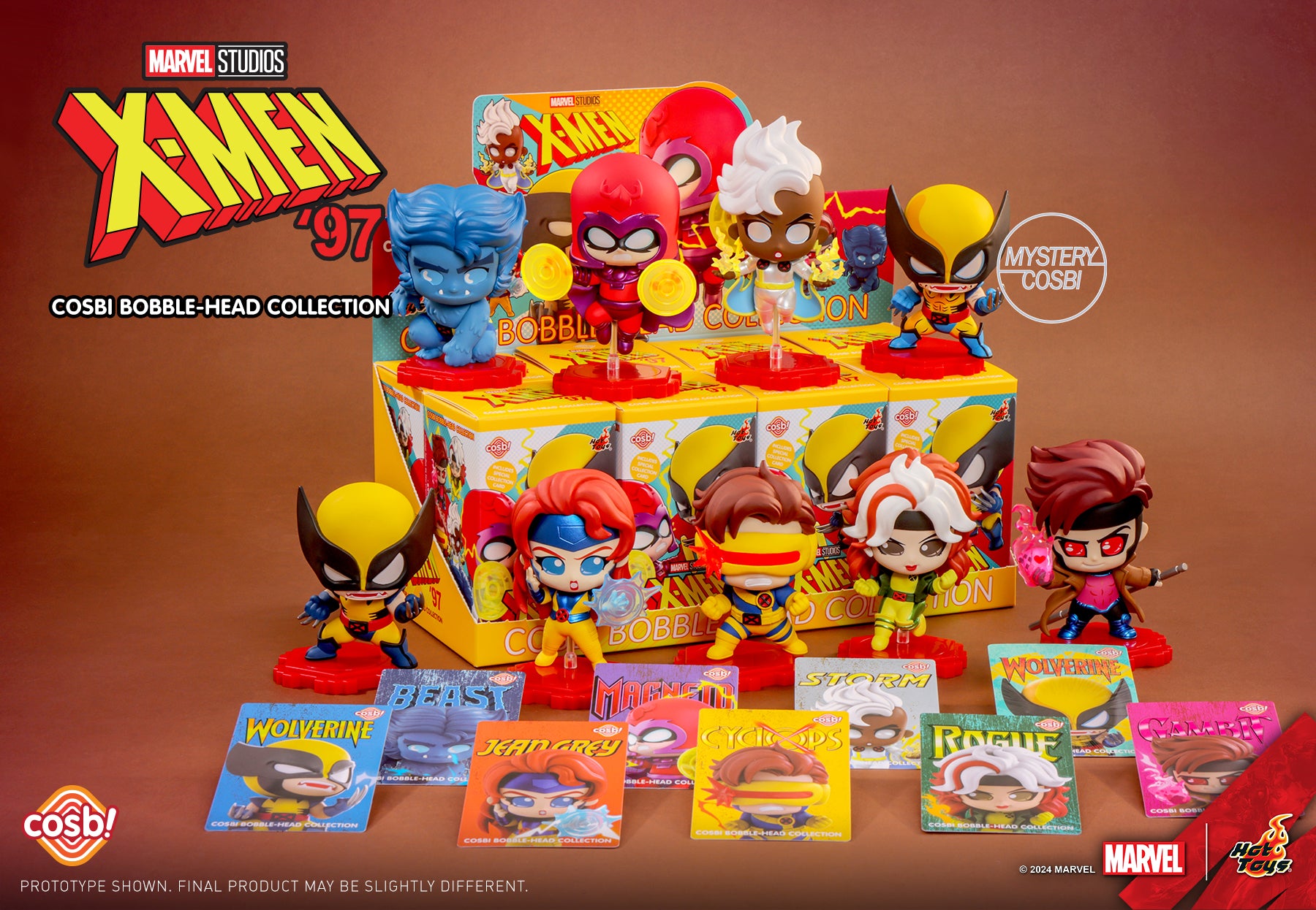 Marvel x Hot Toys CBX187 X-Men '97 Cosbi Full box ( Case of 8pcs. )