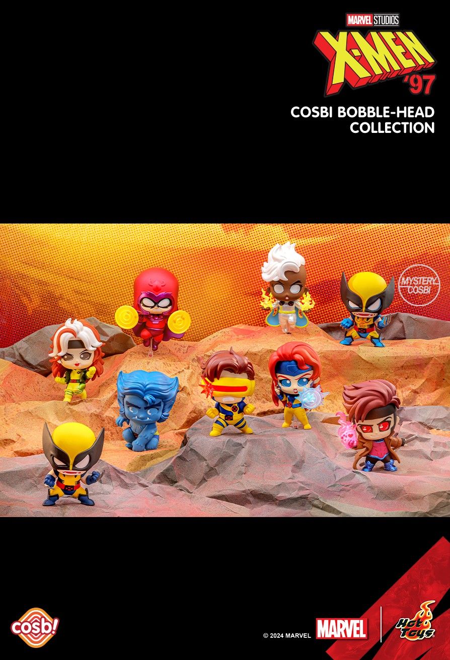 Marvel x Hot Toys CBX187 X-Men '97 Cosbi Full box ( Case of 8pcs. )
