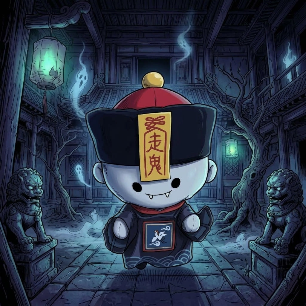 Chinese Zombie Plush Doll