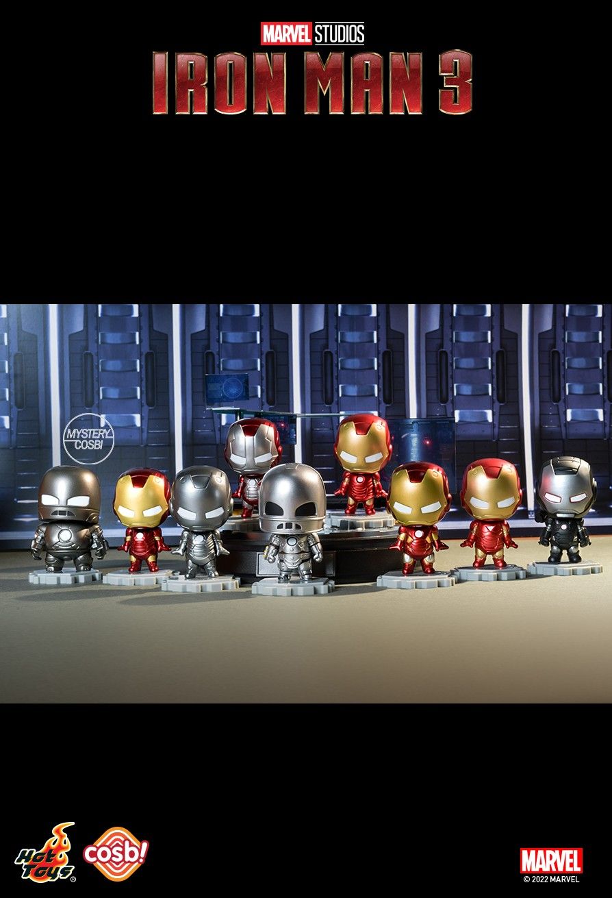 Share Marvel x Hot Toys CBX022 IRON MAN 3 Cosbi Full Box (Case of 8pcs.)