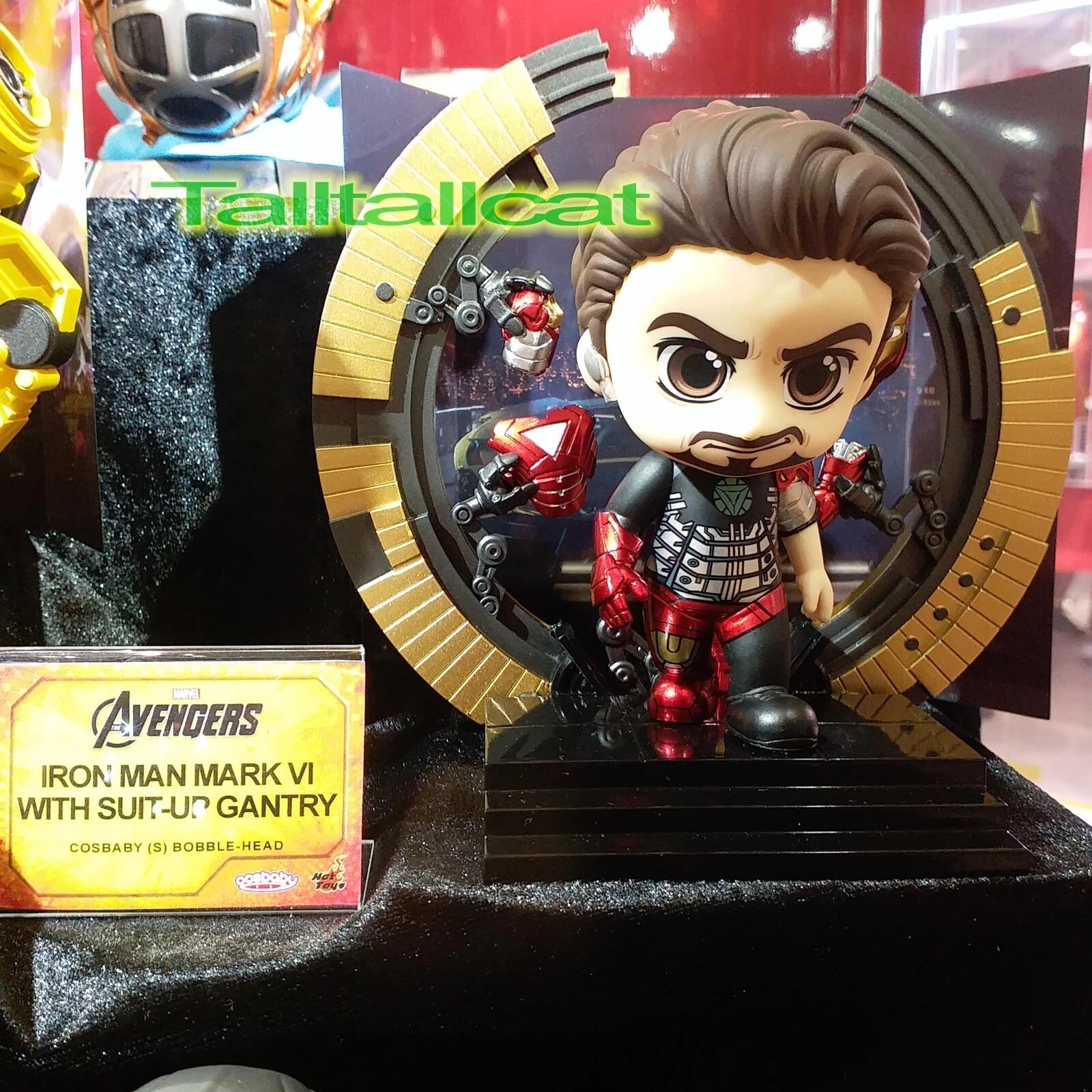 Marvel x Hot Toys The Avengers COSB869 Iron Man Mk VI with Suit-Up Gantry Cosbaby