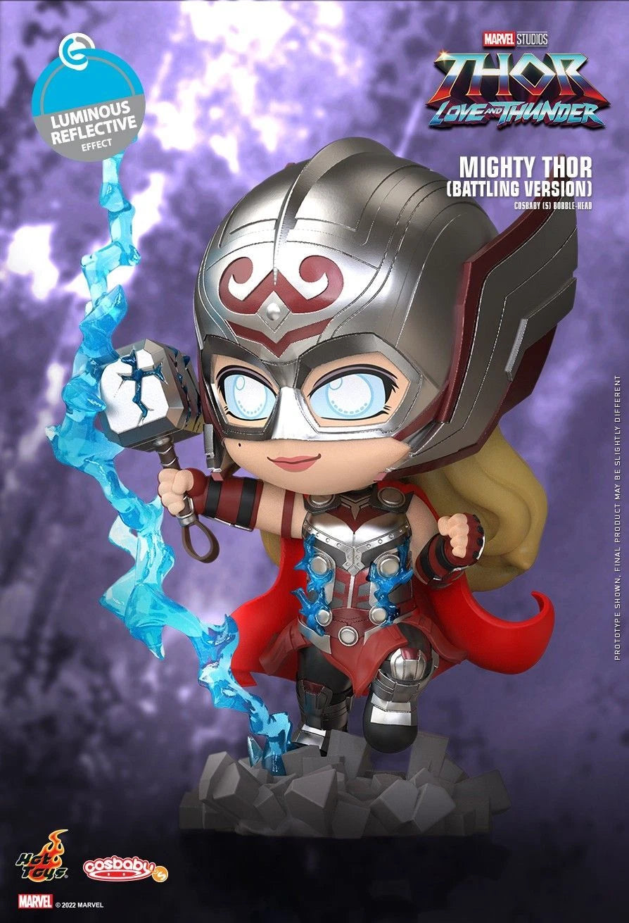Marvel x Hot Toys THOR: LOVE & THUNDER COSB954 (MIGHTY THOR Battling Ver.) Cosbaby
