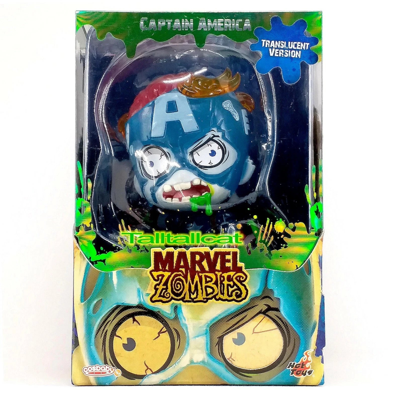 Hot Toys MARVEL ZOMBIES COSB834 Captain America (Translucent Ver.) Cosbaby