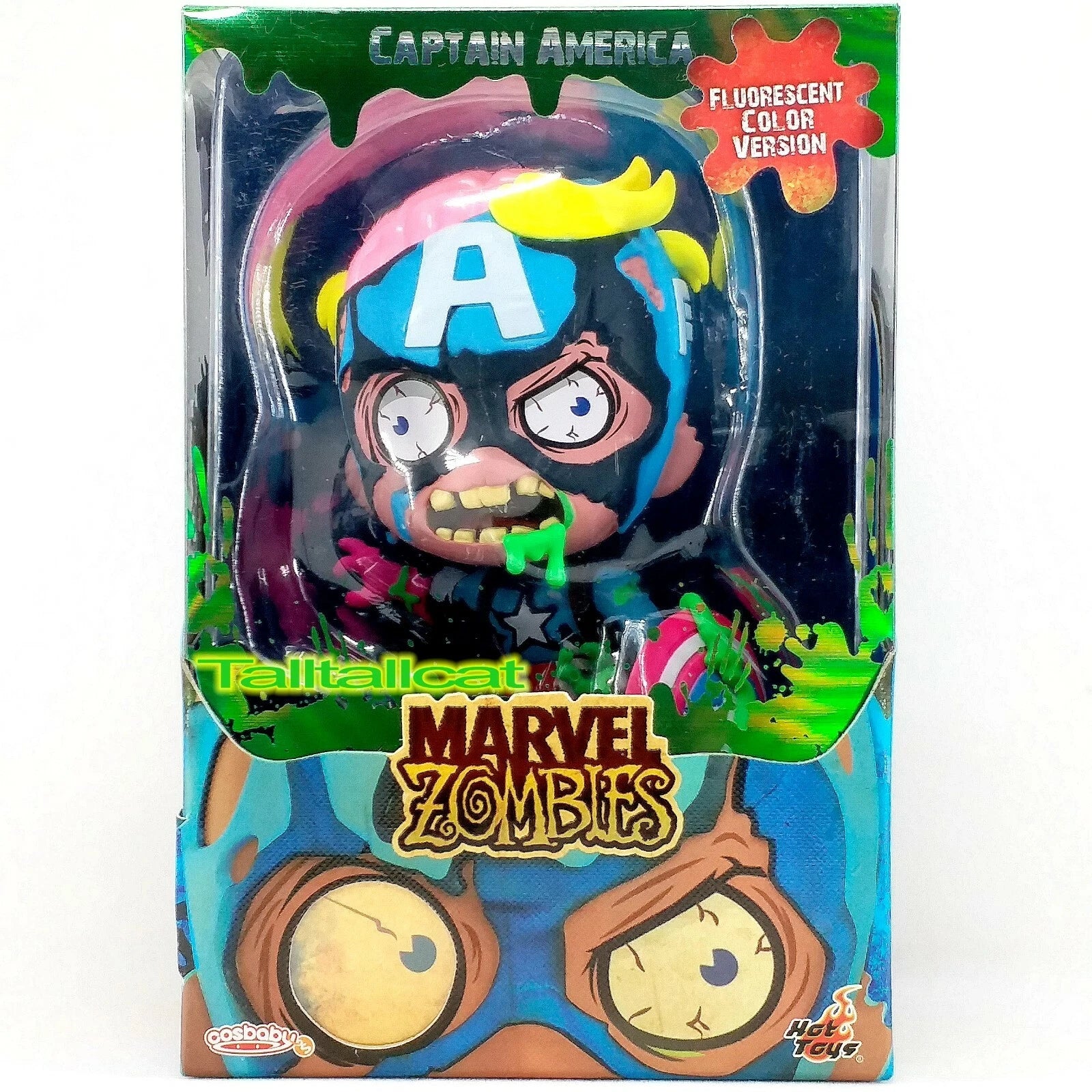 Hot Toys MARVEL ZOMBIES COSB833 Captain America (Fluorescent Color Ver.) Cosbaby