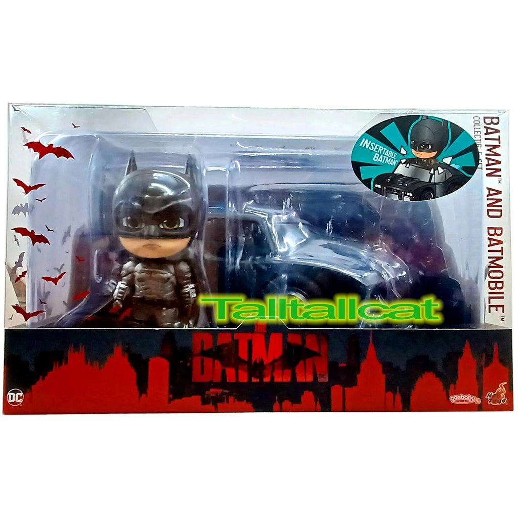 DC Comics x Hot Toys The Batman COSB943 BATMAN and BATMOBILE Cosbaby Collectible Set