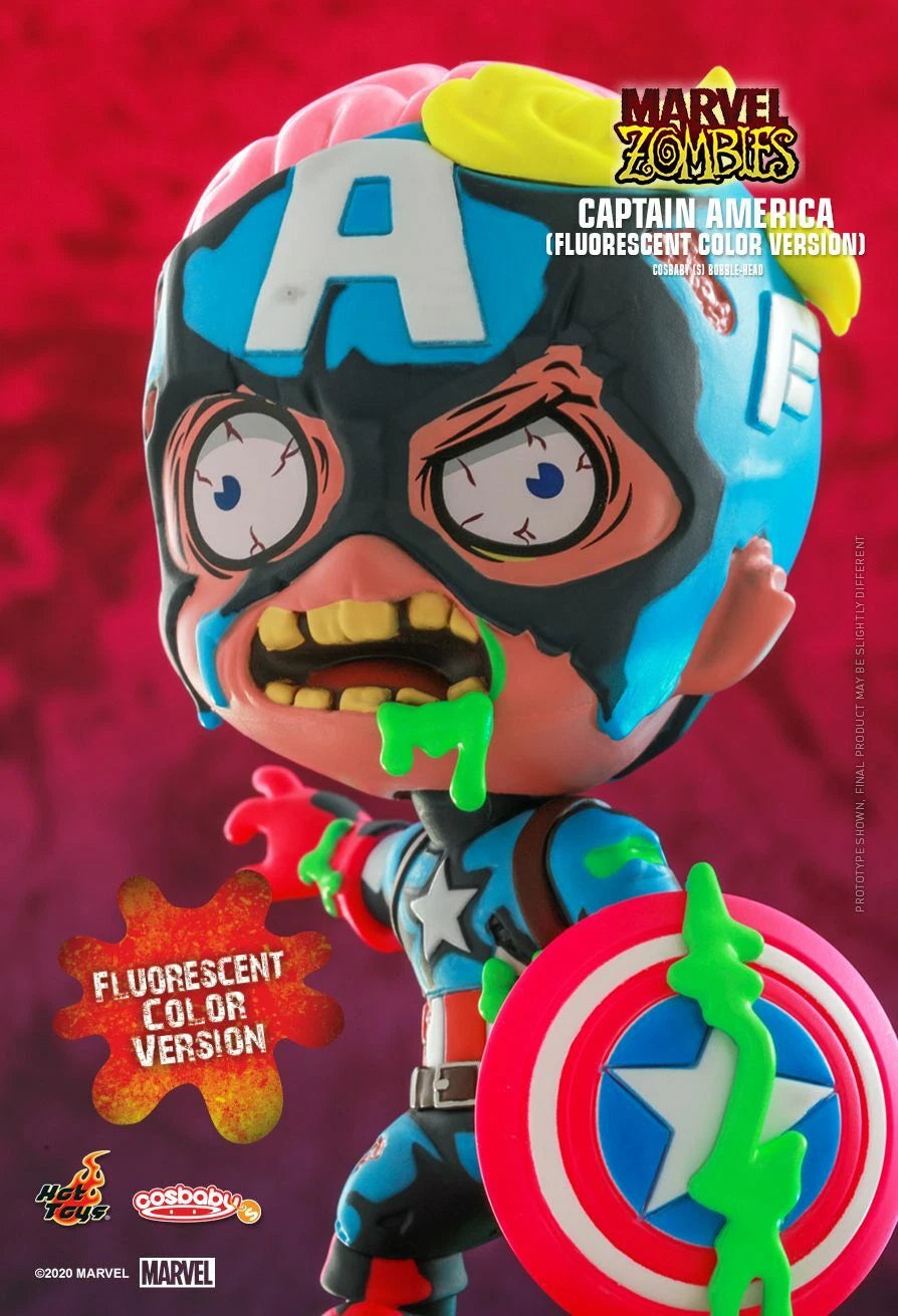 Hot Toys MARVEL ZOMBIES COSB833 Captain America (Fluorescent Color Ver.) Cosbaby