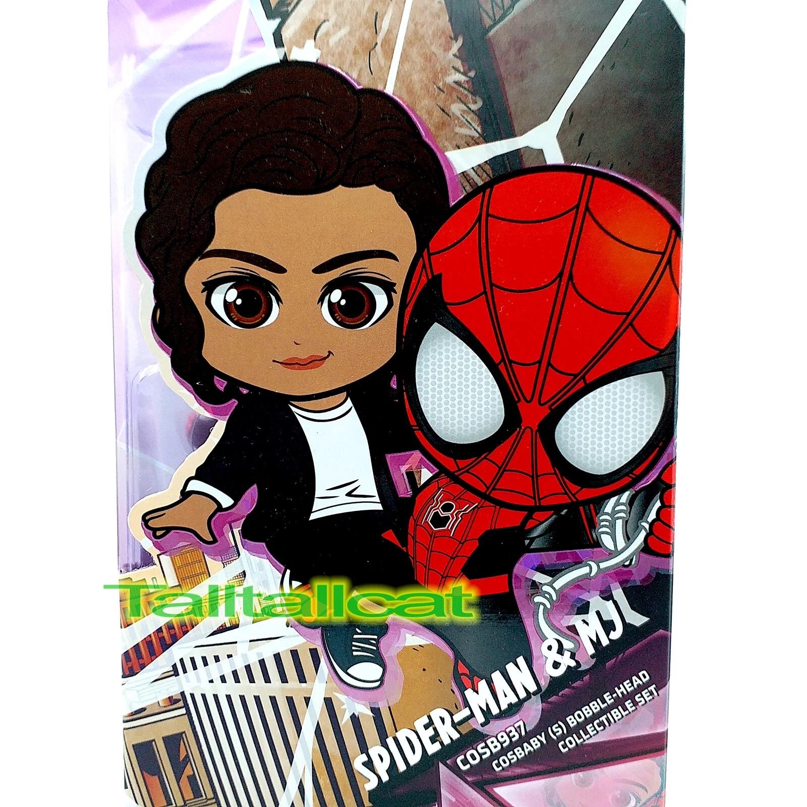 Marvel x Hot Toys Spider-Man NO WAY HOME COSB937 Spider-Man & MJ Cosbaby Collectible Set