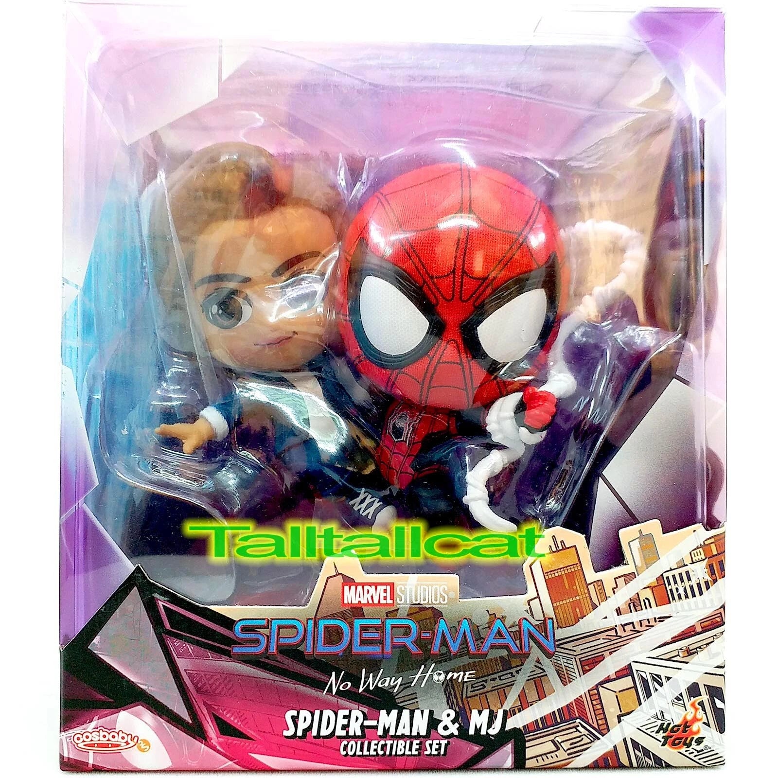 Marvel x Hot Toys Spider-Man NO WAY HOME COSB937 Spider-Man & MJ Cosbaby Collectible Set