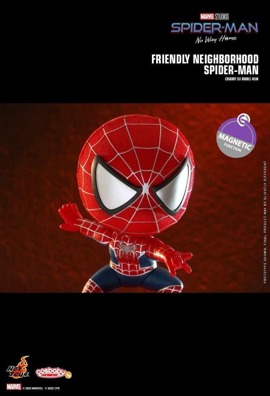 Marvel x Hot Toys Spider-Man NO WAY HOME COSB957 Friendly Neighborhood Spider-Man Cosbaby