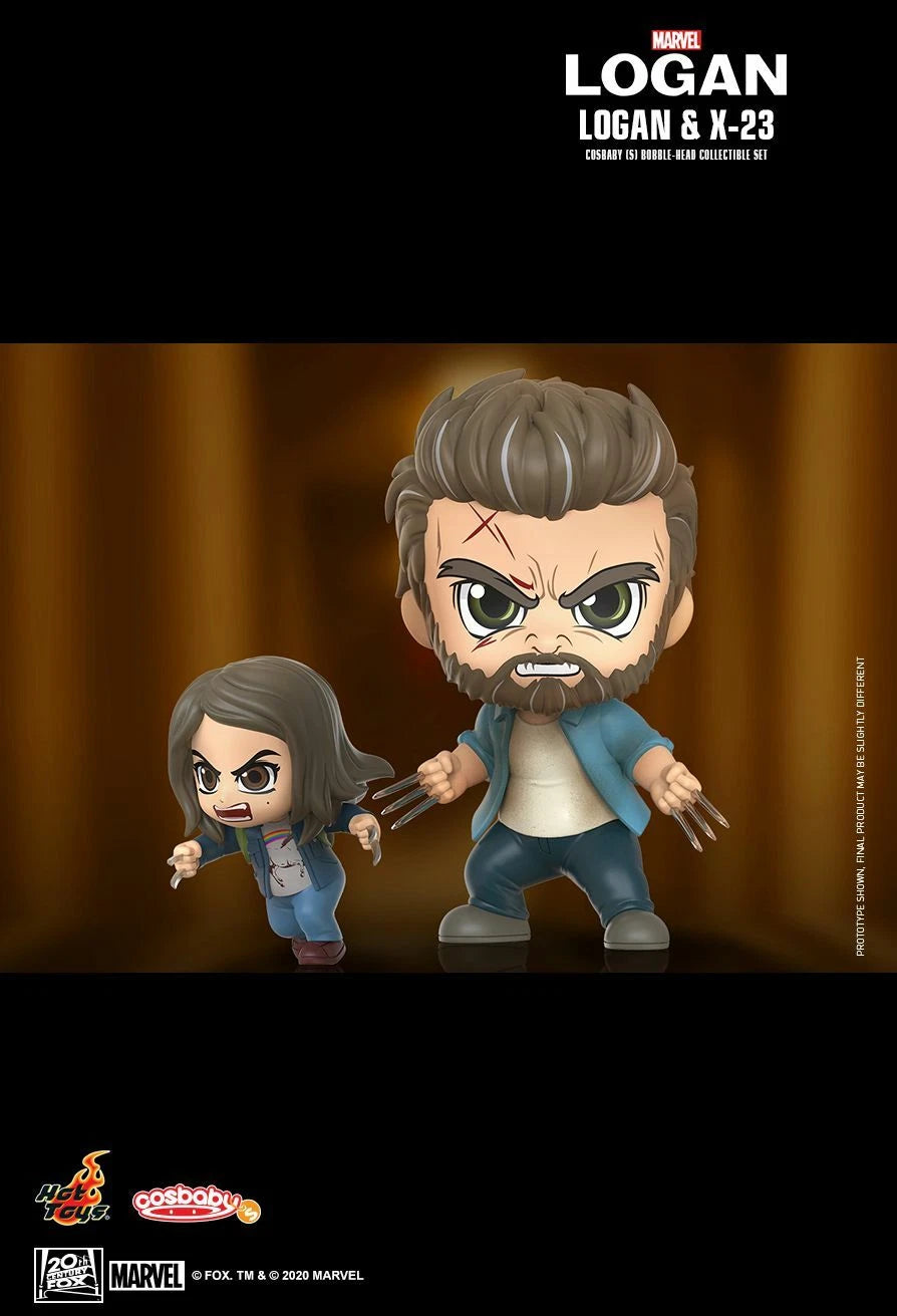 Marvel x Hot Toys COSB792 Cosbaby ( LOGAN & X-23 ) Collectible BoxSet