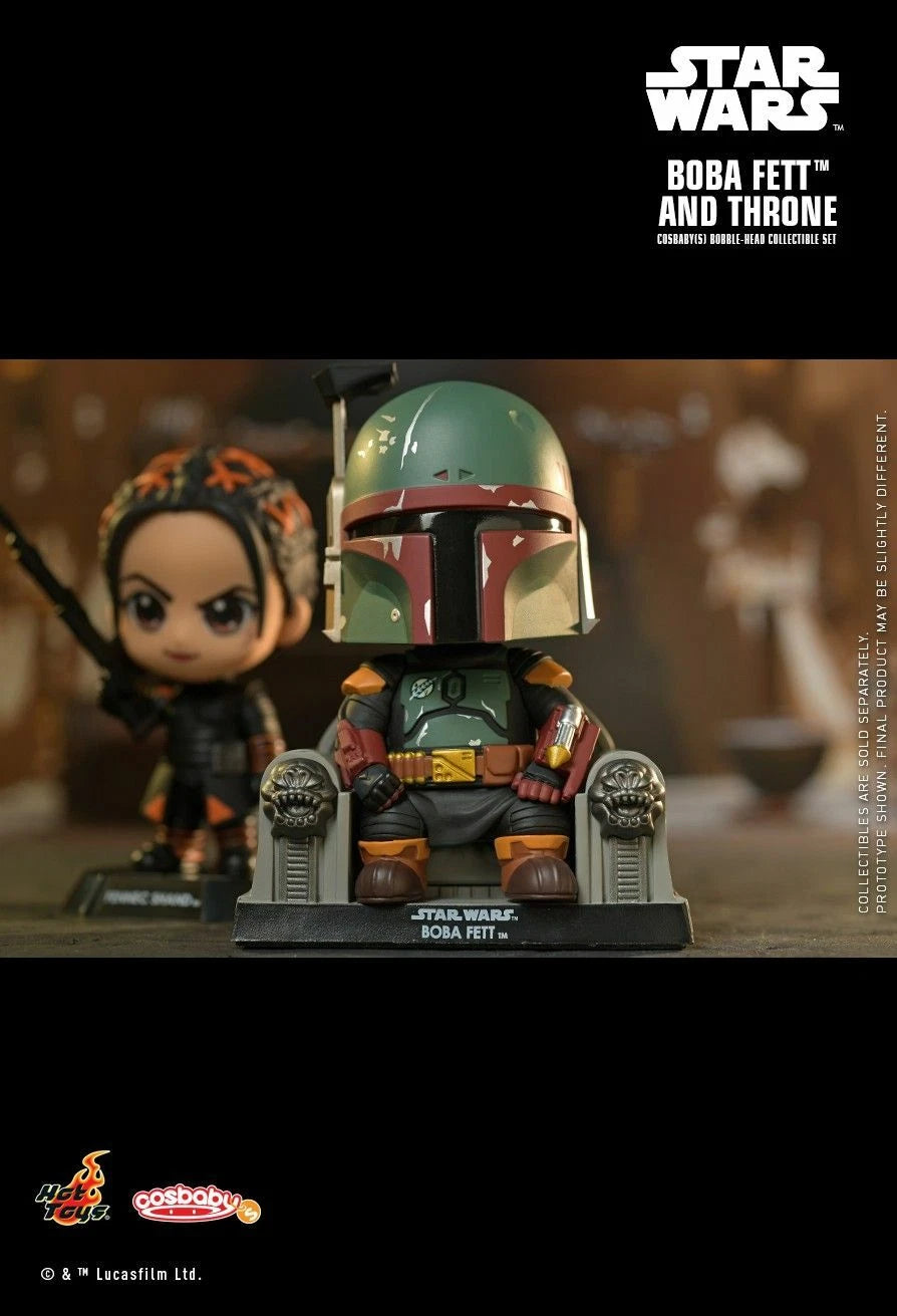 Hot Toys STAR WARS The Book of Boba Fett COSB928 Boba Fett & Throne Cosbaby