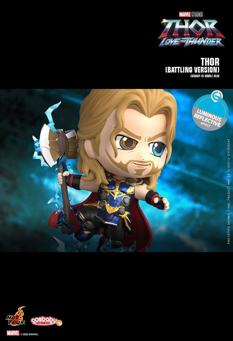 Marvel x Hot Toys THOR: LOVE & THUNDER COSB952 (THOR Battling Ver.) Cosbaby