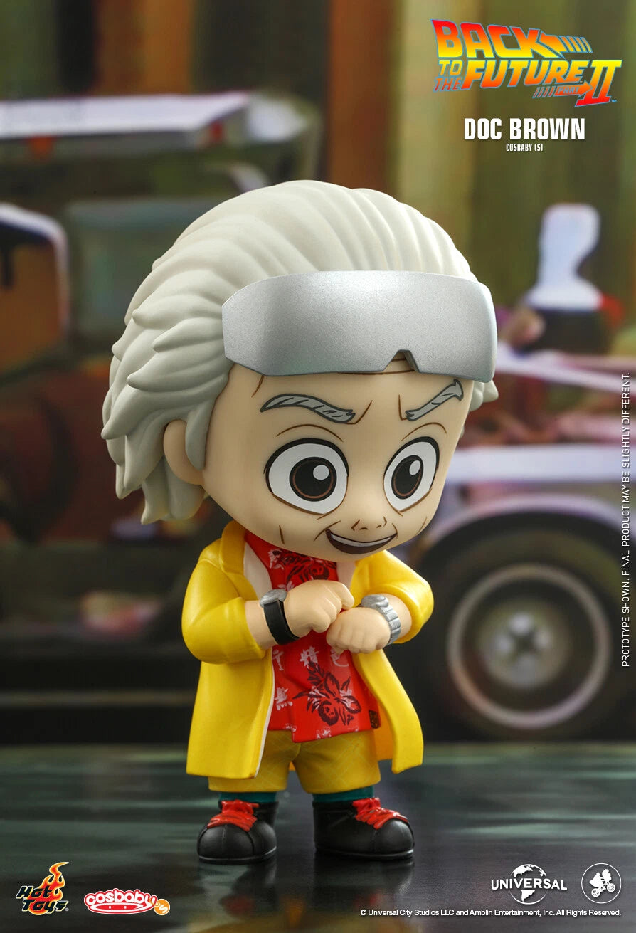 Hot Toys Back to the Future II BTTF 2 COSB799 ( DOC BROWN ) Cosbaby