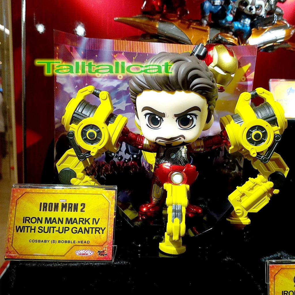 Marvel x Hot Toys Iron Man 2 COSB868 Iron Man Mk IV with Suit-Up Gantry Cosbaby