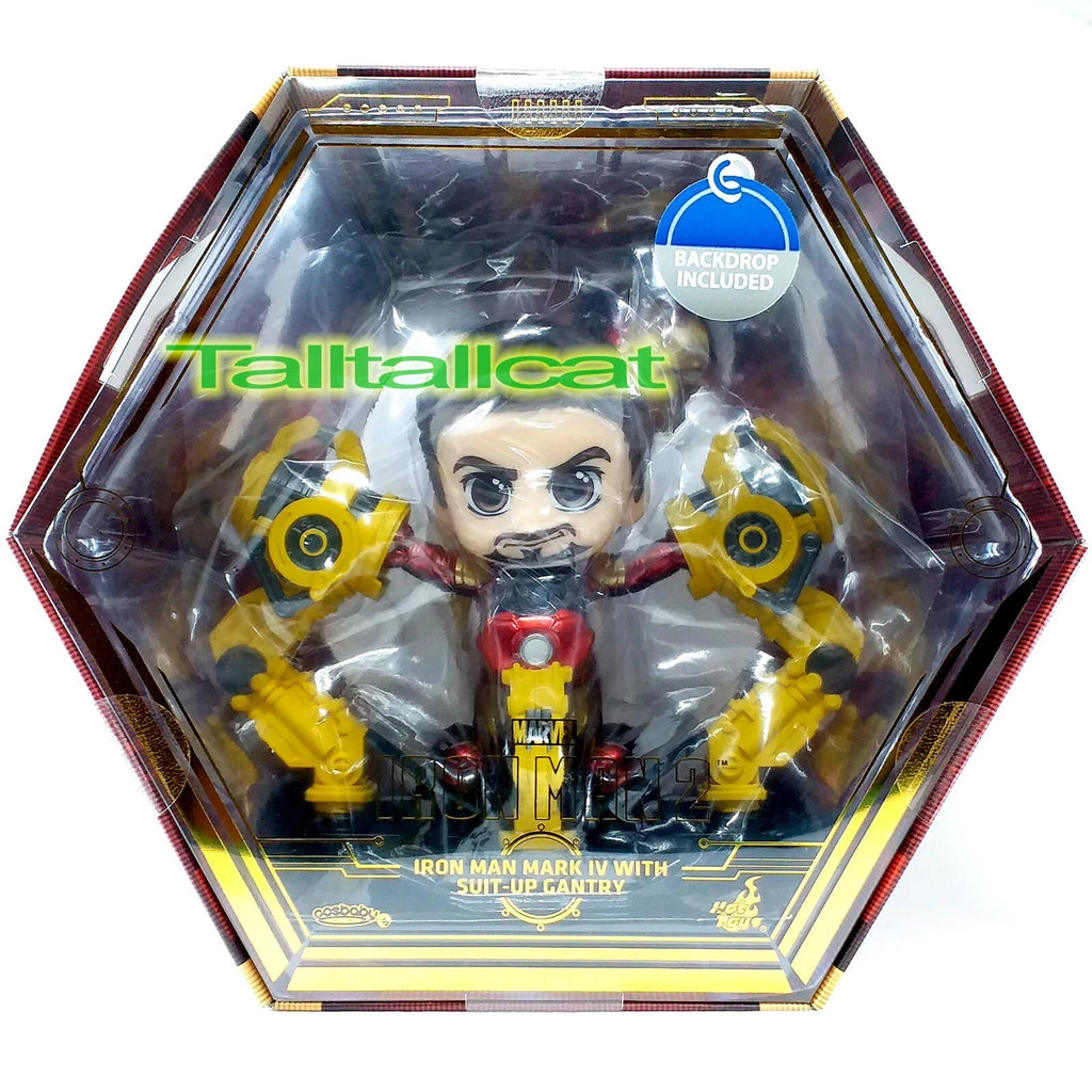 Marvel x Hot Toys Iron Man 2 COSB868 Iron Man Mk IV with Suit-Up Gantry Cosbaby