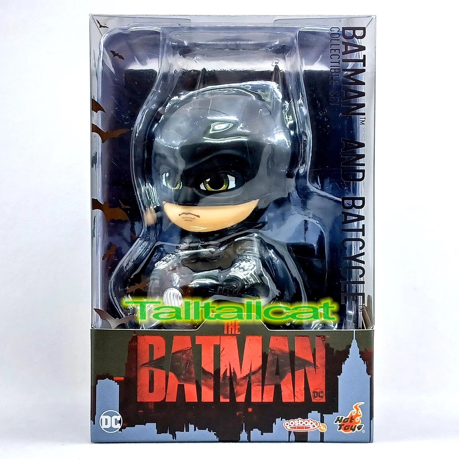 DC Comics x Hot Toys The Batman COSB942 BATMAN AND BATCYCLE Cosbaby