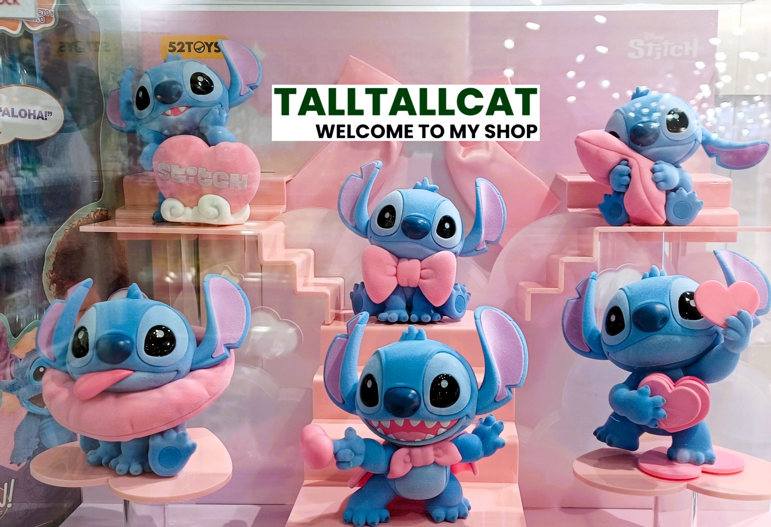 52TOYS Disney Stitch Sweet Pink Series Full Box ( Case of 6pcs. )