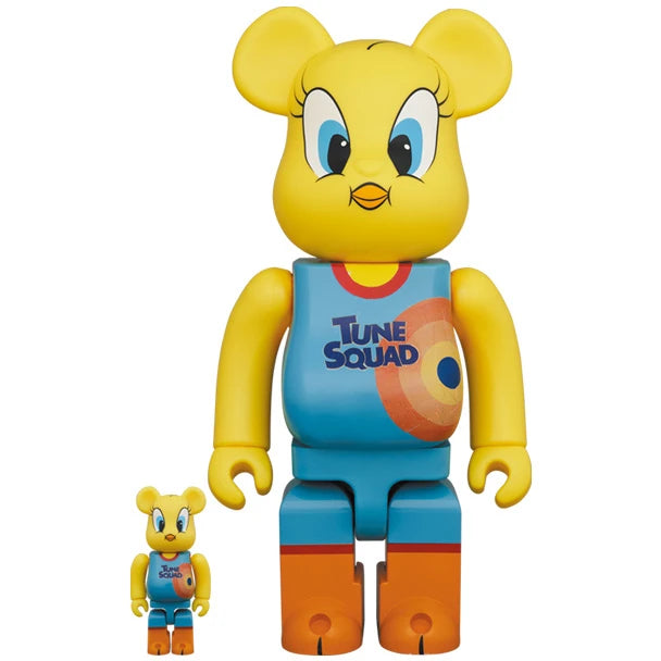 Medicom Toy 100% & 400% Space Jam: A New Legacy TWEETY Be@rbrick